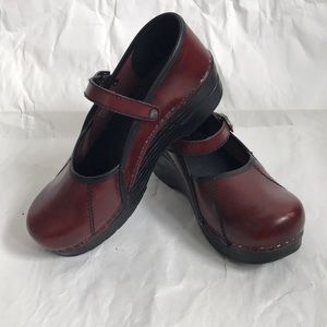 Dansko Marcelle Cordovan clogs, size 39